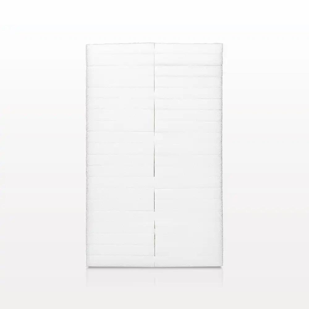 40-Piece Rectangular Sponge Block, White