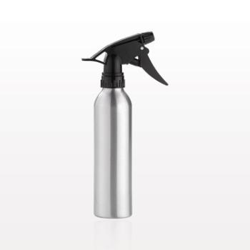 Aluminum Bottle with Black Trigger Sprayer