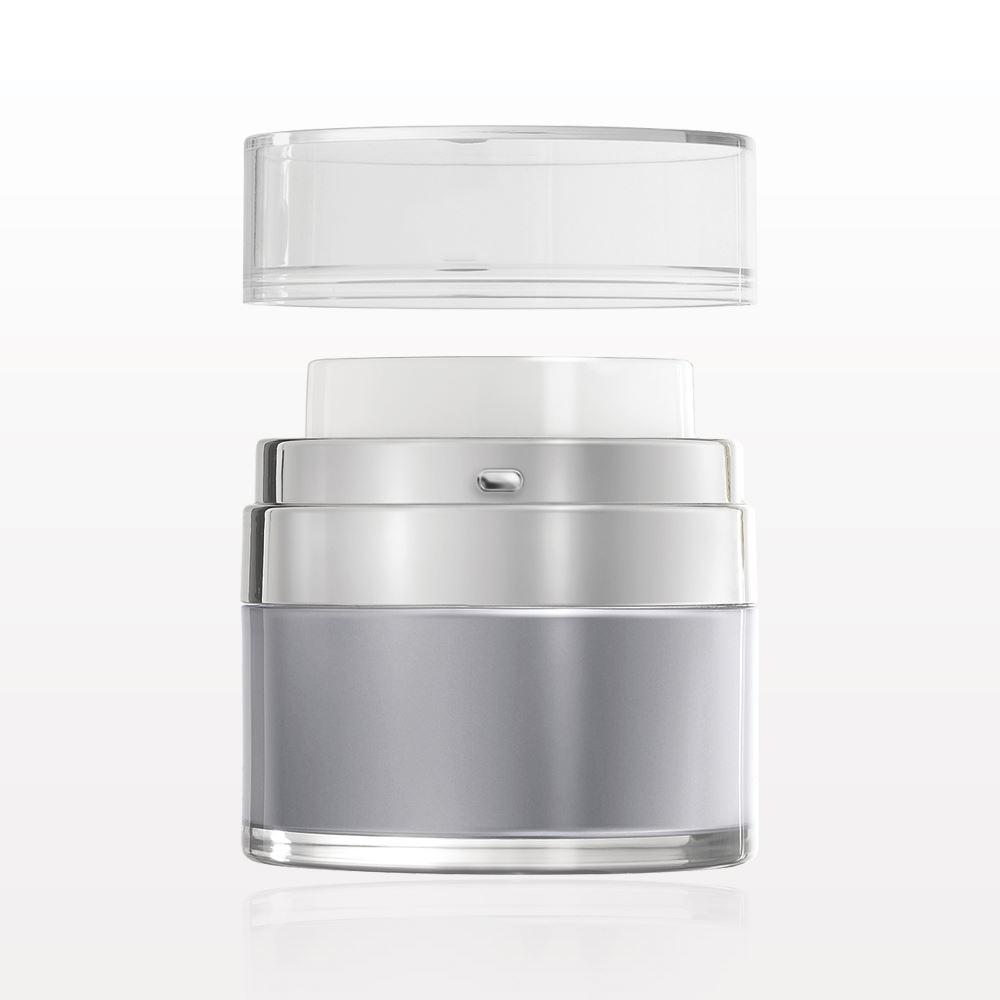 Platinum Jar with Easy Press Airless Pump and Overcap