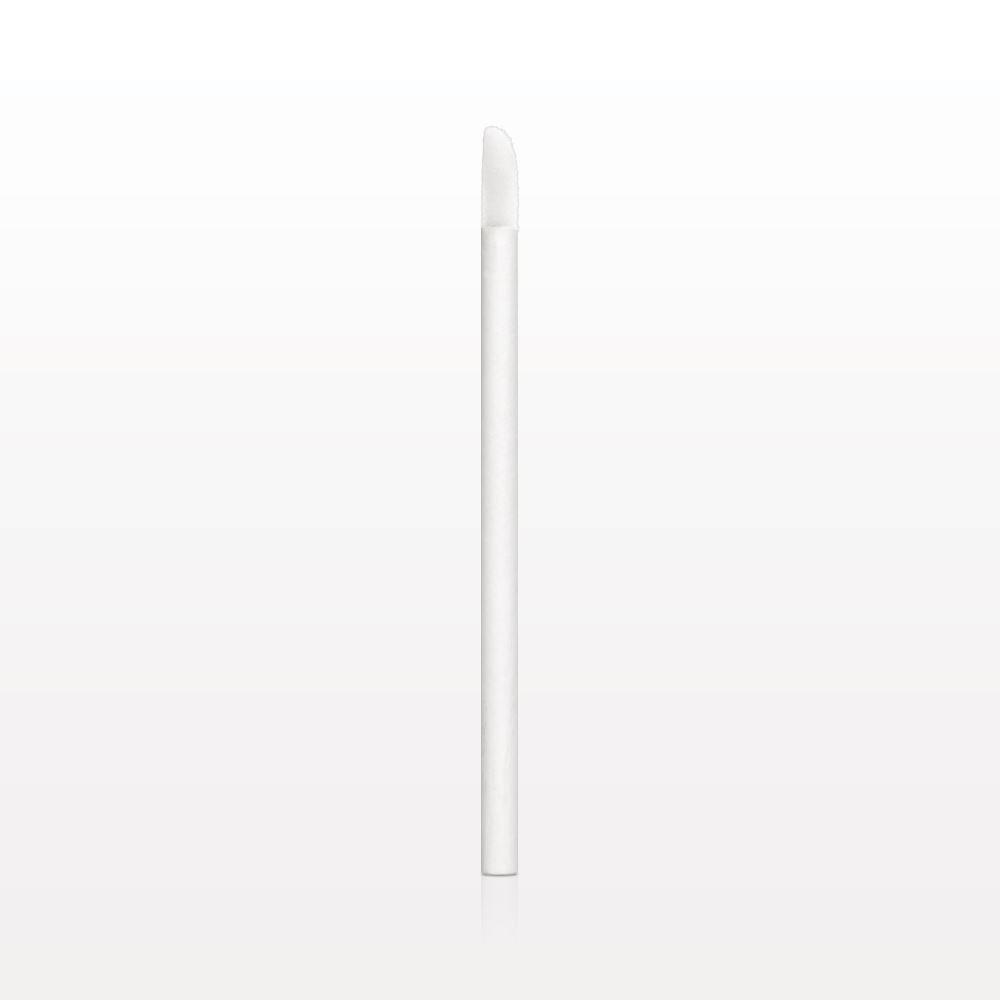 Flocked Doe Foot Lip Gloss Applicator with FSC® Certified White Paper Handle