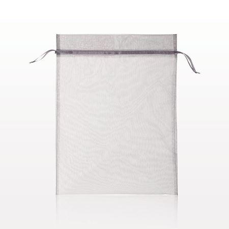 Organza Drawstring Bag, Silver
