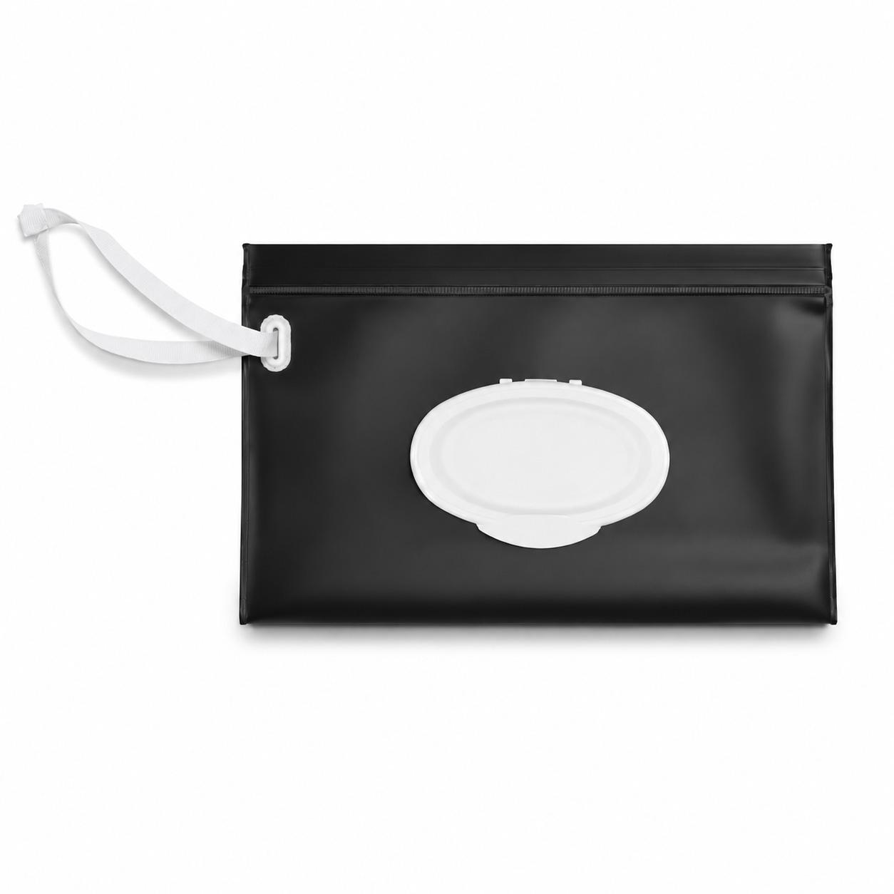 Portable and Refillable Wipes Holder with Dispenser
