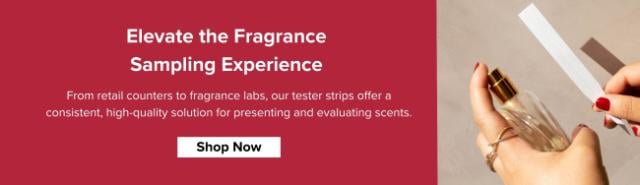 Elevate the Fragrance Sampling Experience. From retail counters to fragrance labs, our tester strips offer a consistent, high-quality solution for presenting and evaluating scents.   Shop Now