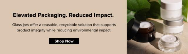 Elevated Packaging. Reduced Impact.   Glass jars offer a reusable, recyclable solution that supports product integrity while reducing environmental impact.   Shop Now