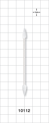 Point Tip Cotton Swabs with White Paper Handle